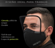 Cubrebocas con Careta